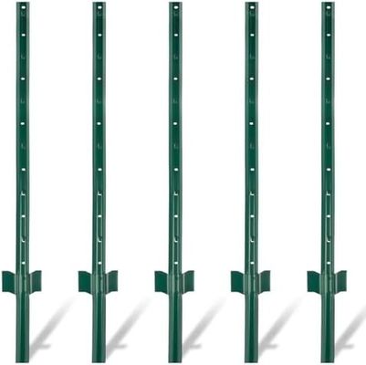 6 ฟุต 6.5 ฟุต 8 ฟุต โลหะ T Post สําหรับรั้วแคนาดา 10 ฟุต Studded T Post