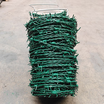 12.5 กว้าง สีซองเคลือบเหล็ก สาย Barb สาย Mesh สาย Barbed สายเหล็กกระปุก